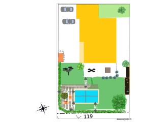 projet piscine plan cadastre finale1