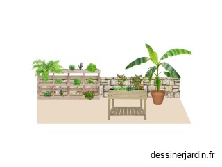 Jardin vertical terrasse