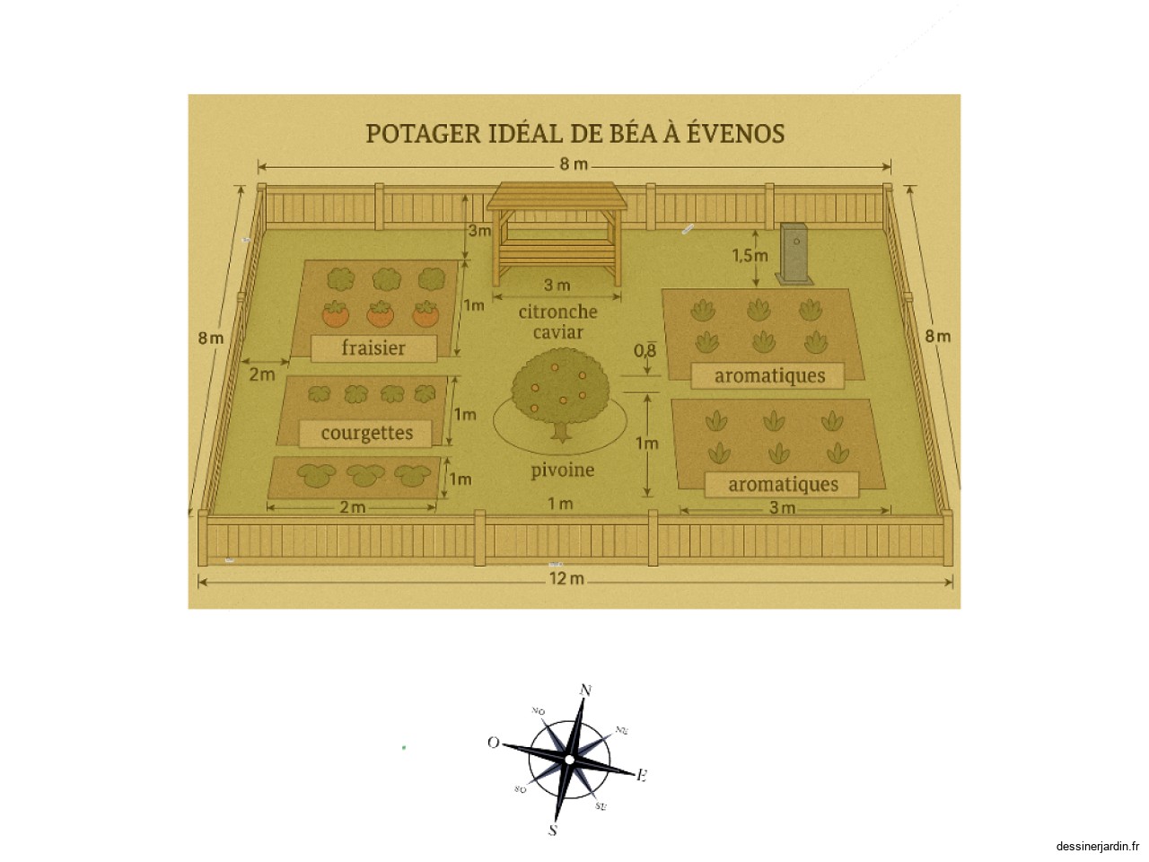 Potager sud sud est