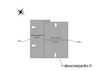 Plan toiture &eacute;xistantes