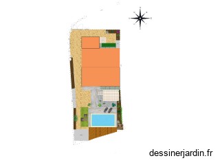 plan de masse avec plantes