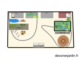 Plan aménagement jardin