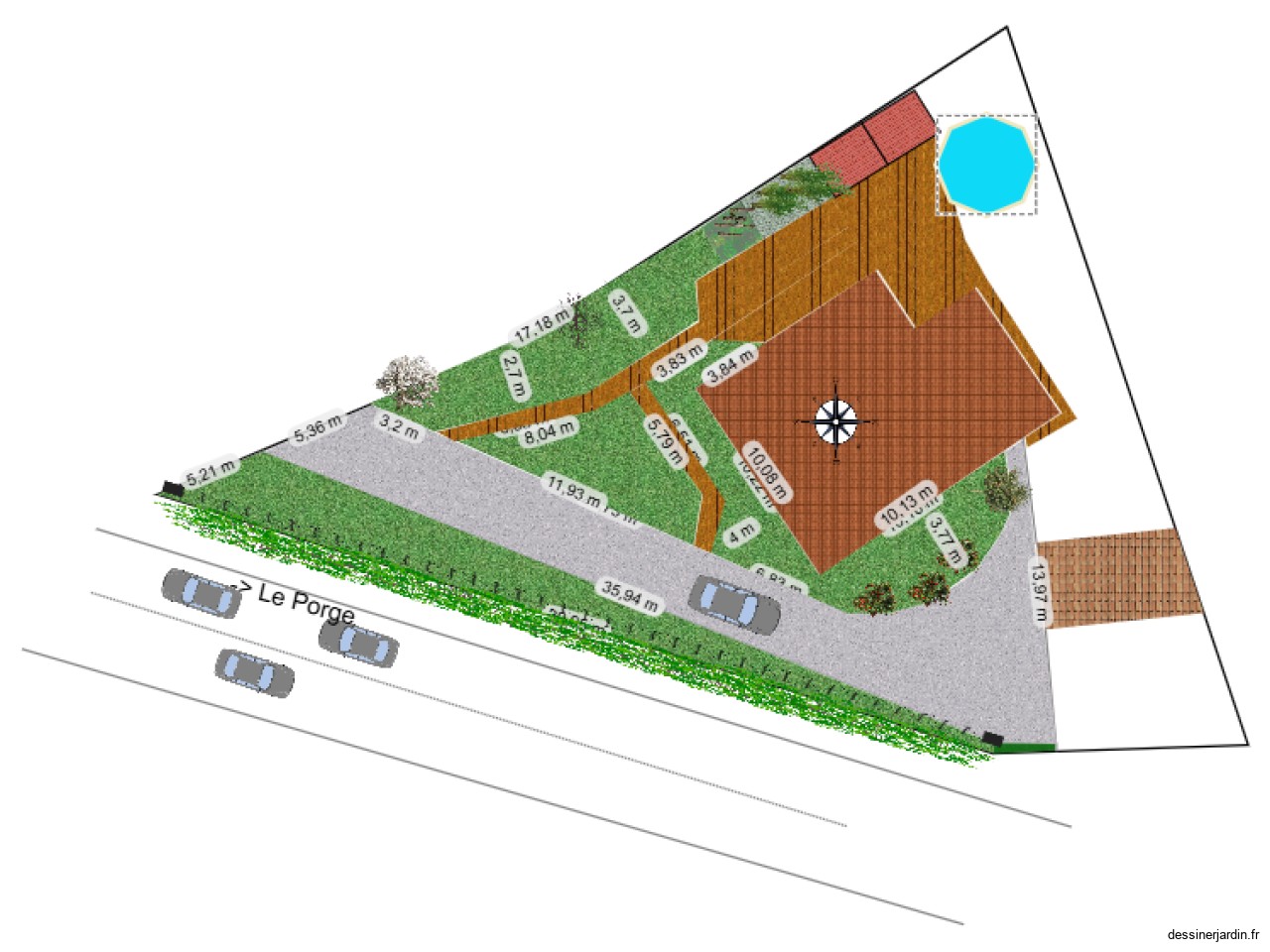Plan jardin