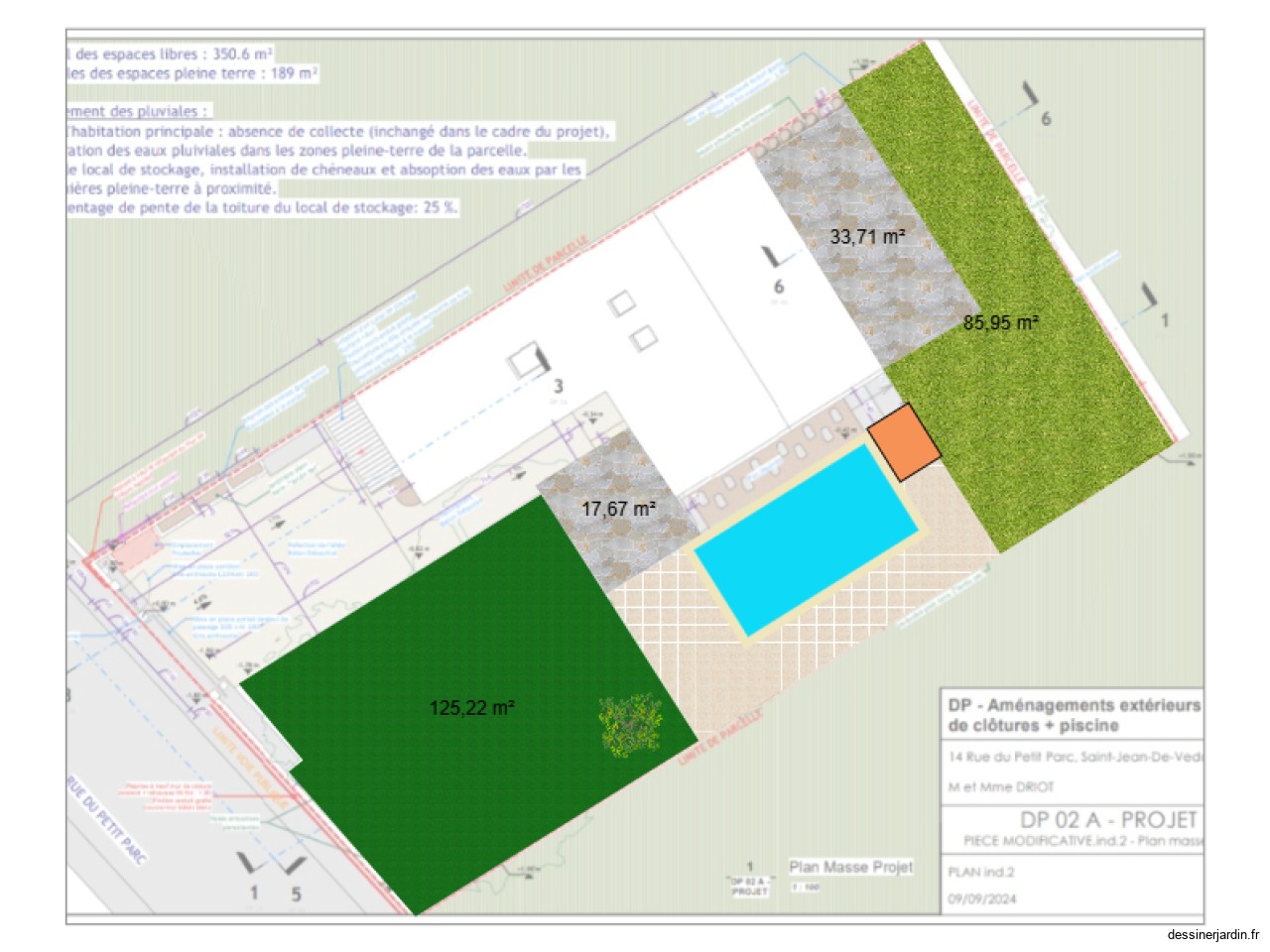 Plan jardin 