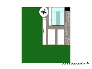 Potager lagery fond de jardin