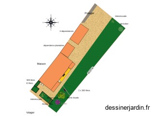 POTAGER EN CARR&Eacute;