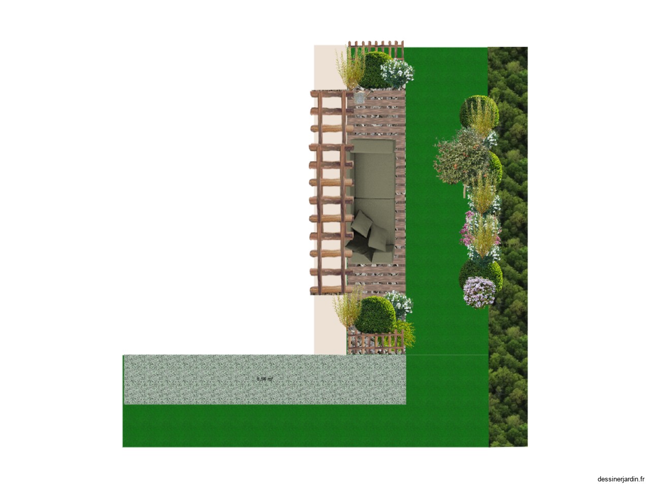 jardin coté