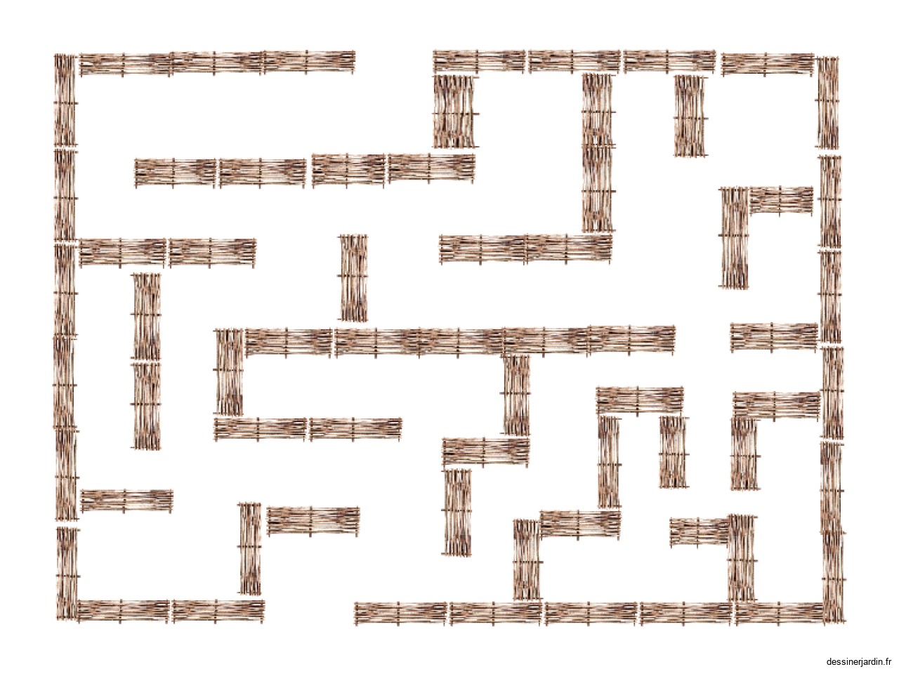 labirynthe haie seche