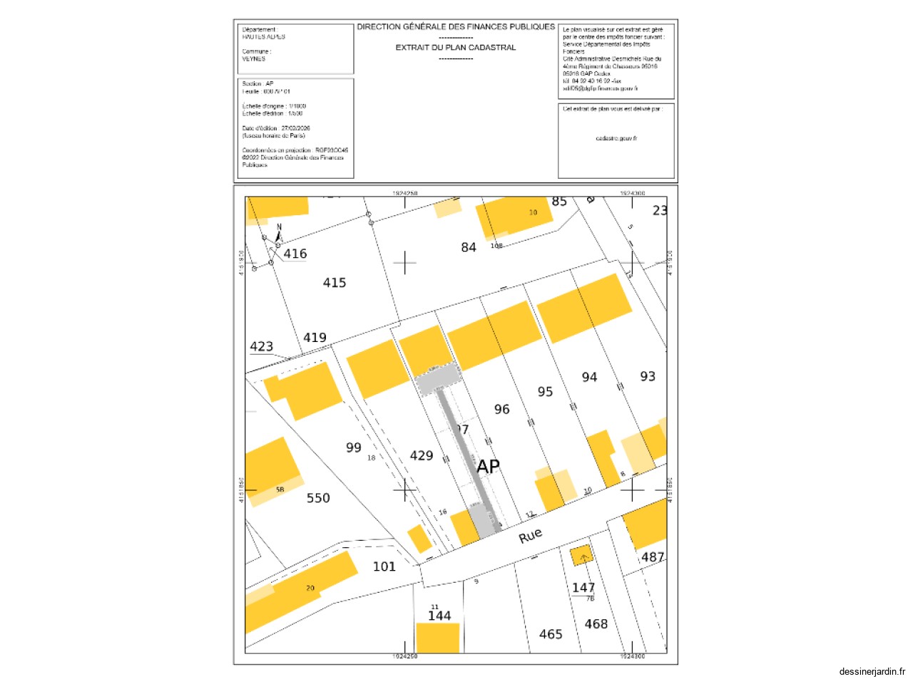 Plan Jardin Veynes_Aménagements