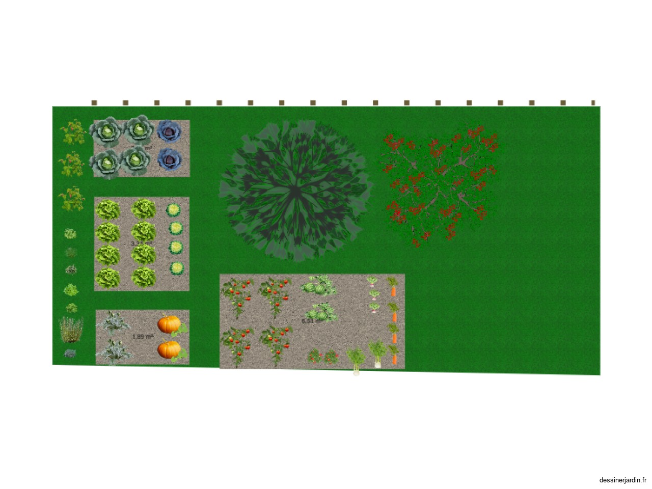 POTAGER PROJET dessiné par JARDIN792023