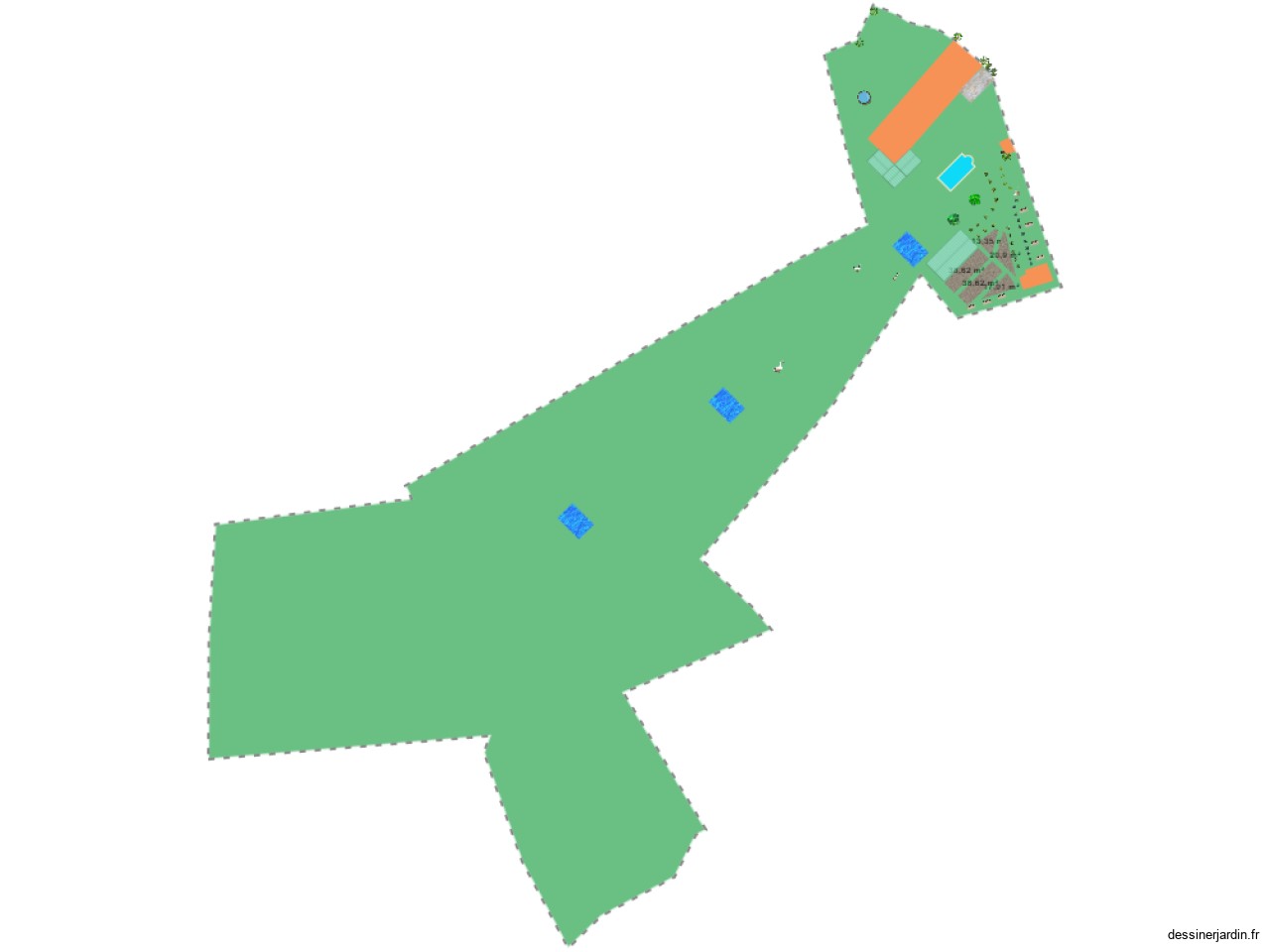 La rodde autours de la maison
