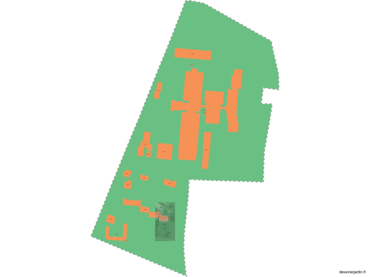 Cadastre avec satelite