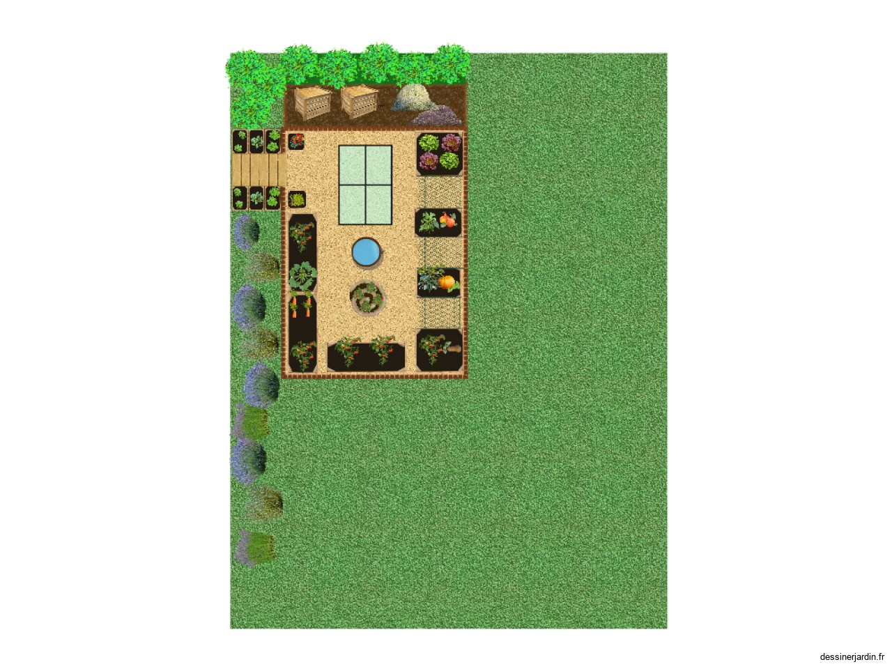 POTAGER EN CARRE