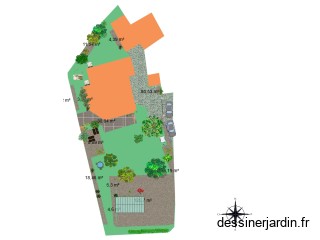 plan maison site dessiner jardin 2