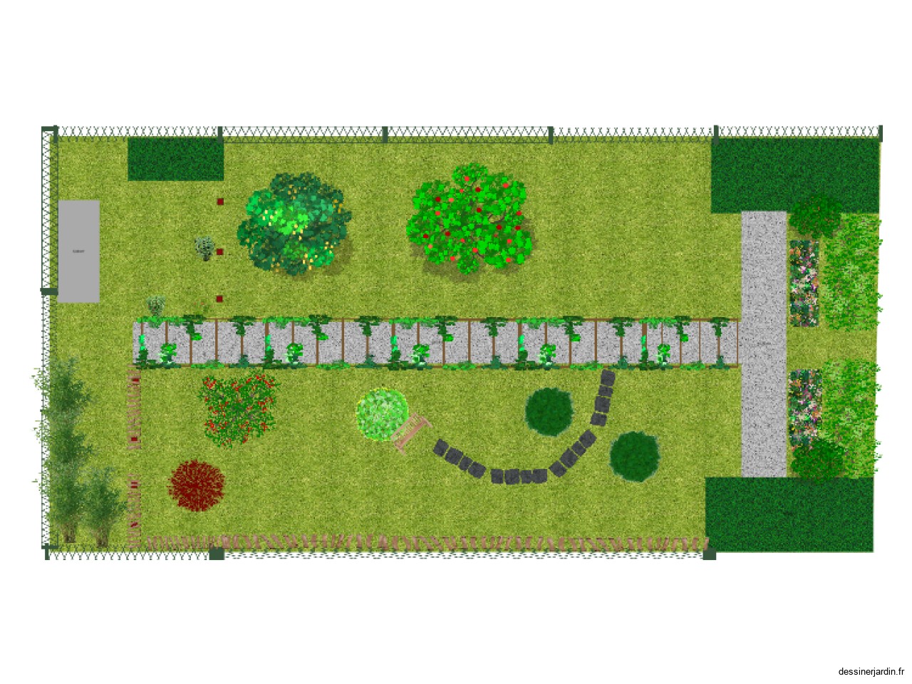 Fond du jardin  - projet