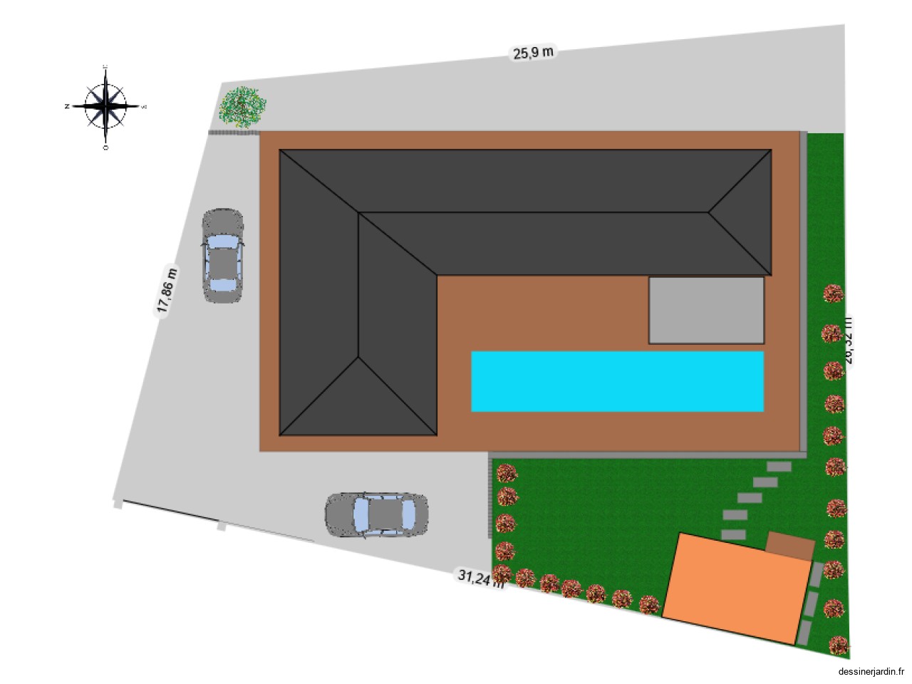 Plan terrain