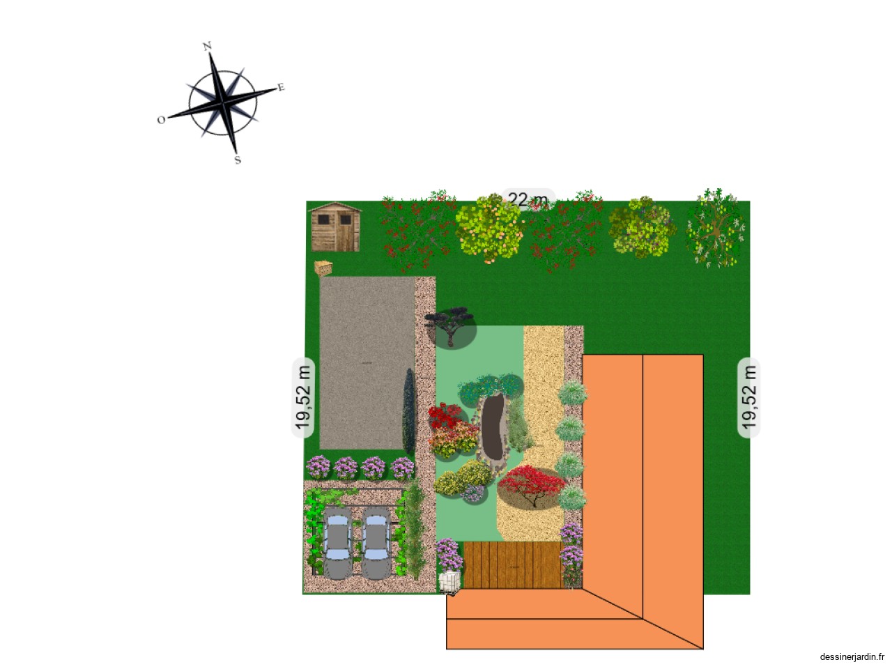 Plan 2: au nord Zen et Verger