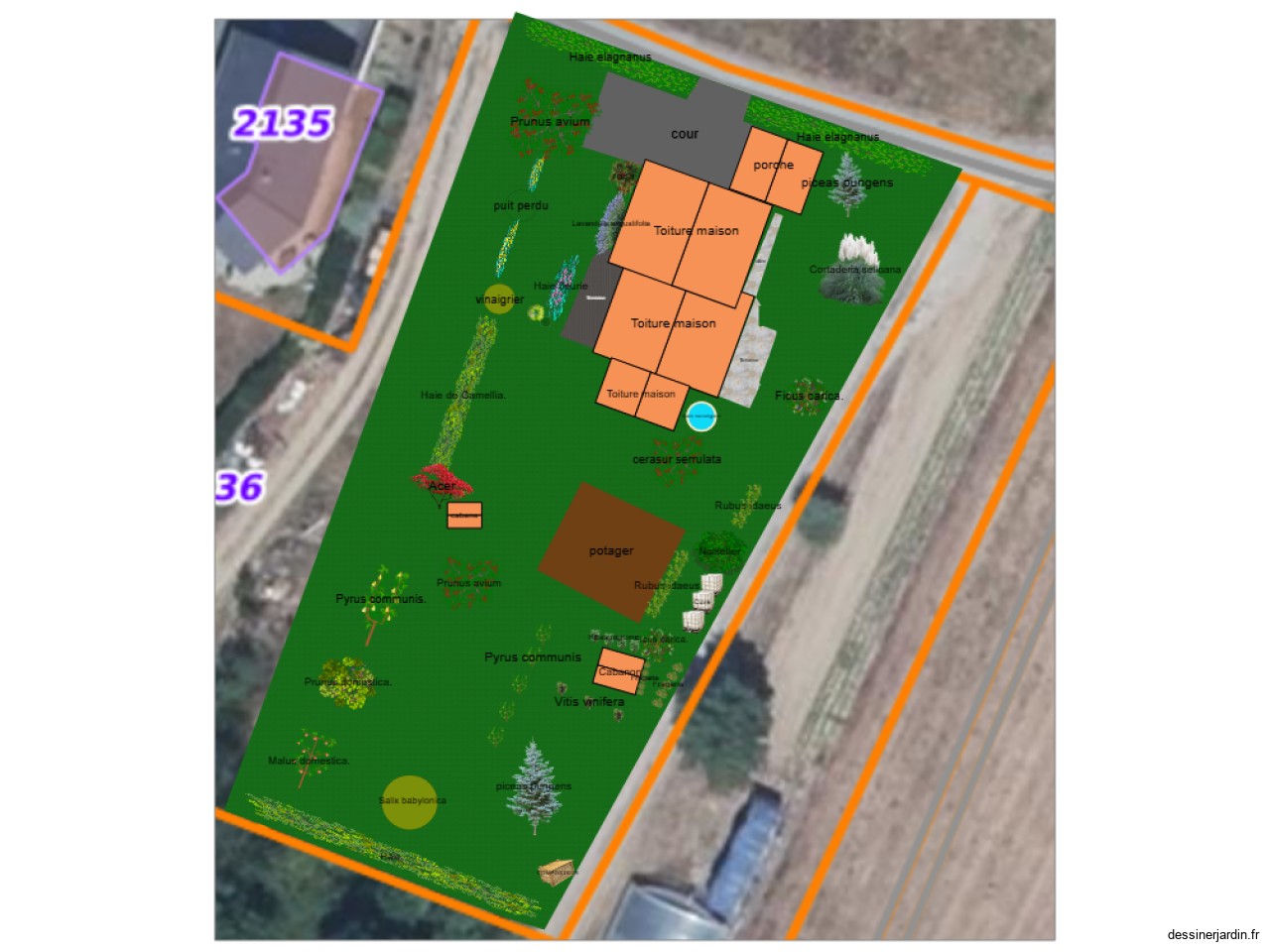 plan de plantation de ma propriété 