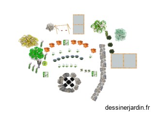 jardin arrière actuel