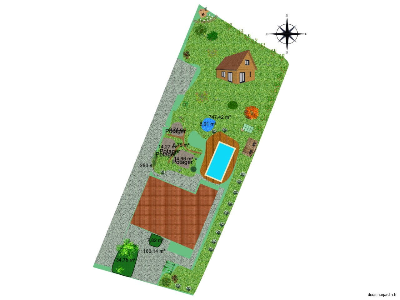 Plan jardin Ondres2