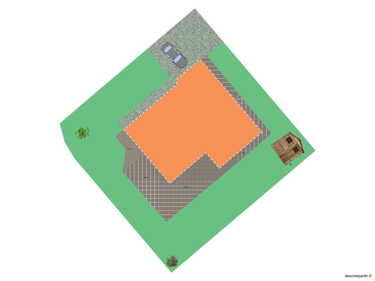 DOUMENGE Plan jardin 
