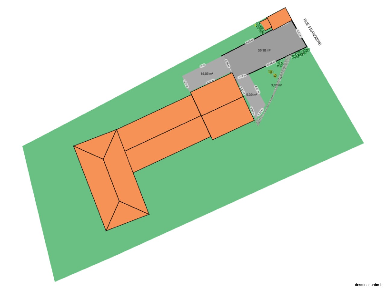 Plan de l'entrée Jardin AM212 V2