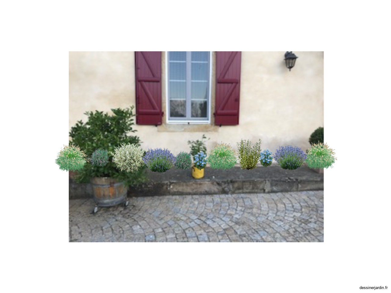 Bordure façade gauche