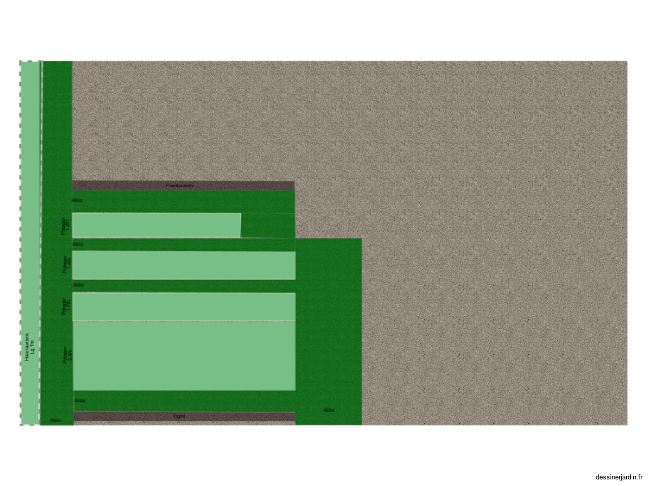 Test potager syntropique
