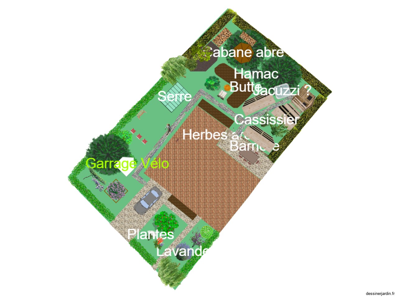 Plan jardin (Vision de Lucas)