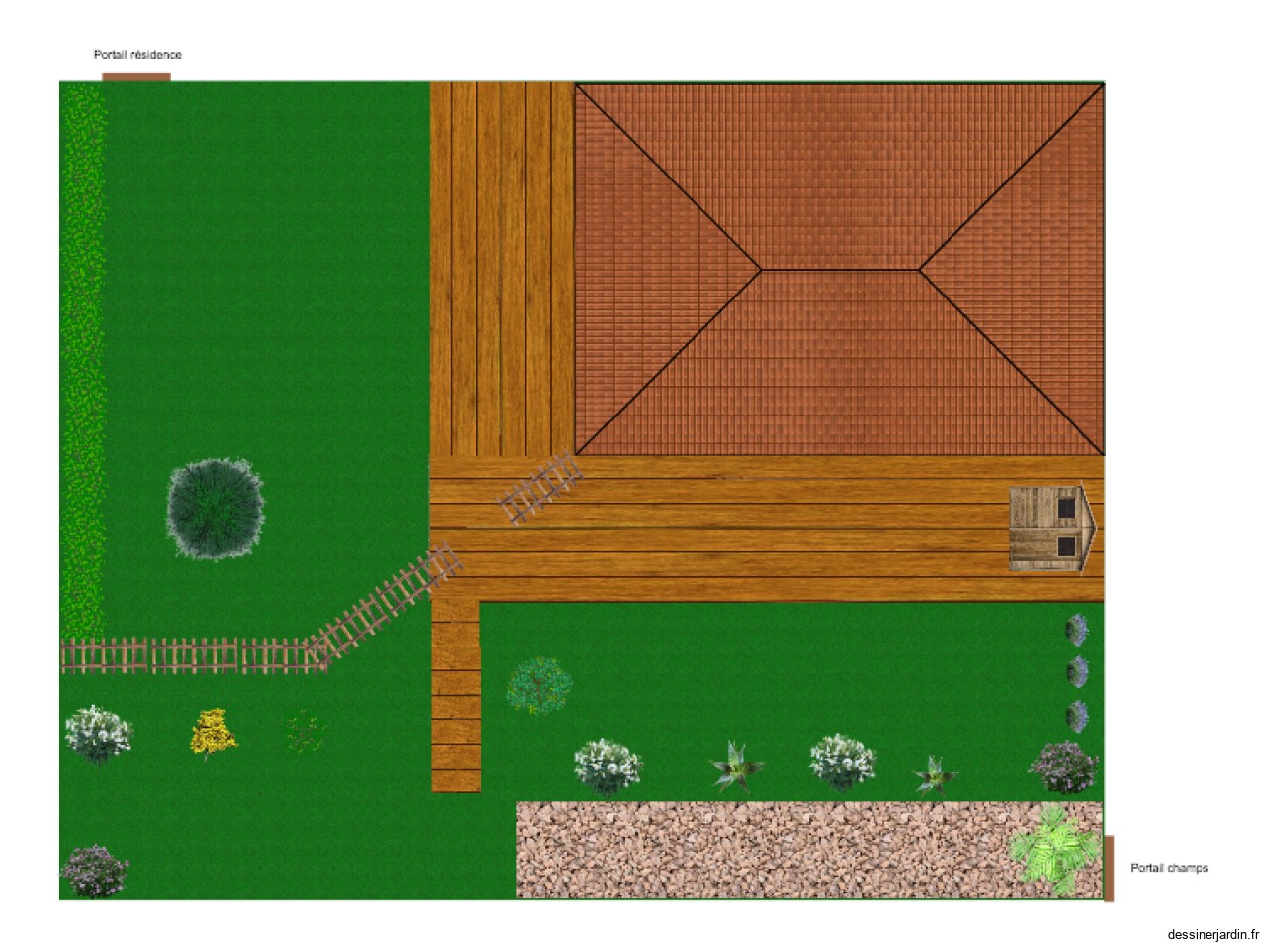 Projet Terrasse R&eacute;sidence Le Ch&acirc;teau
