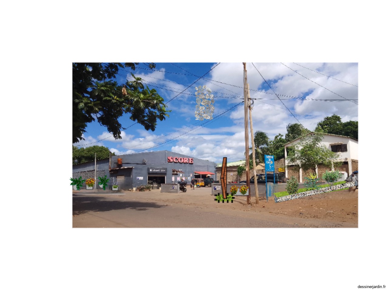plan espace vert le village