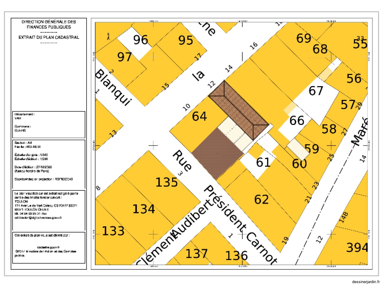 Plan Cuers Chemin Immeuble 