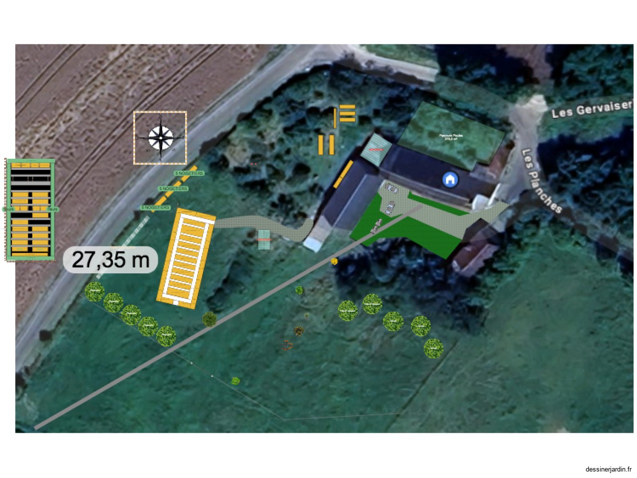 Les Planches Projet 2024 projet potager clot