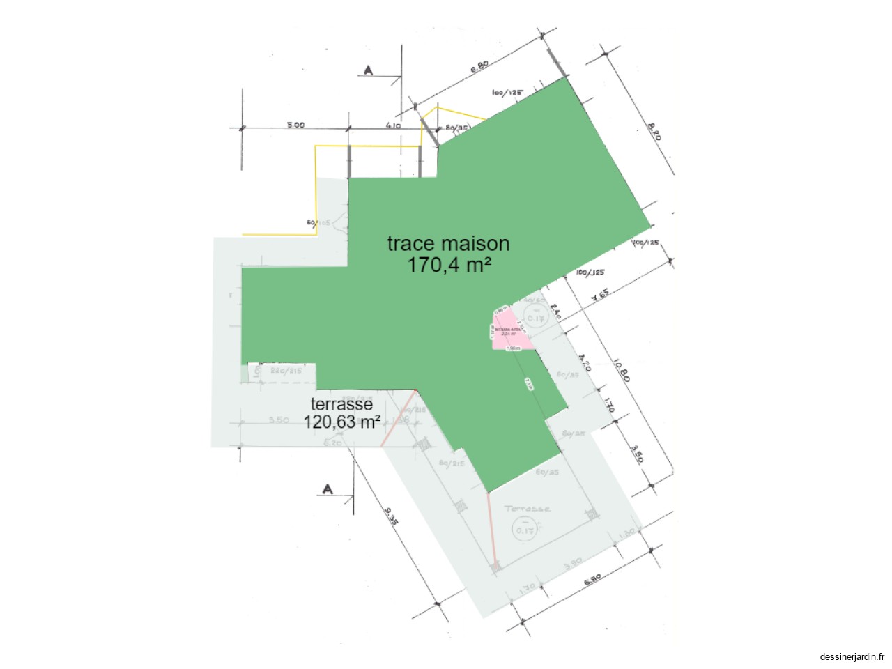 plan terrasse ditra