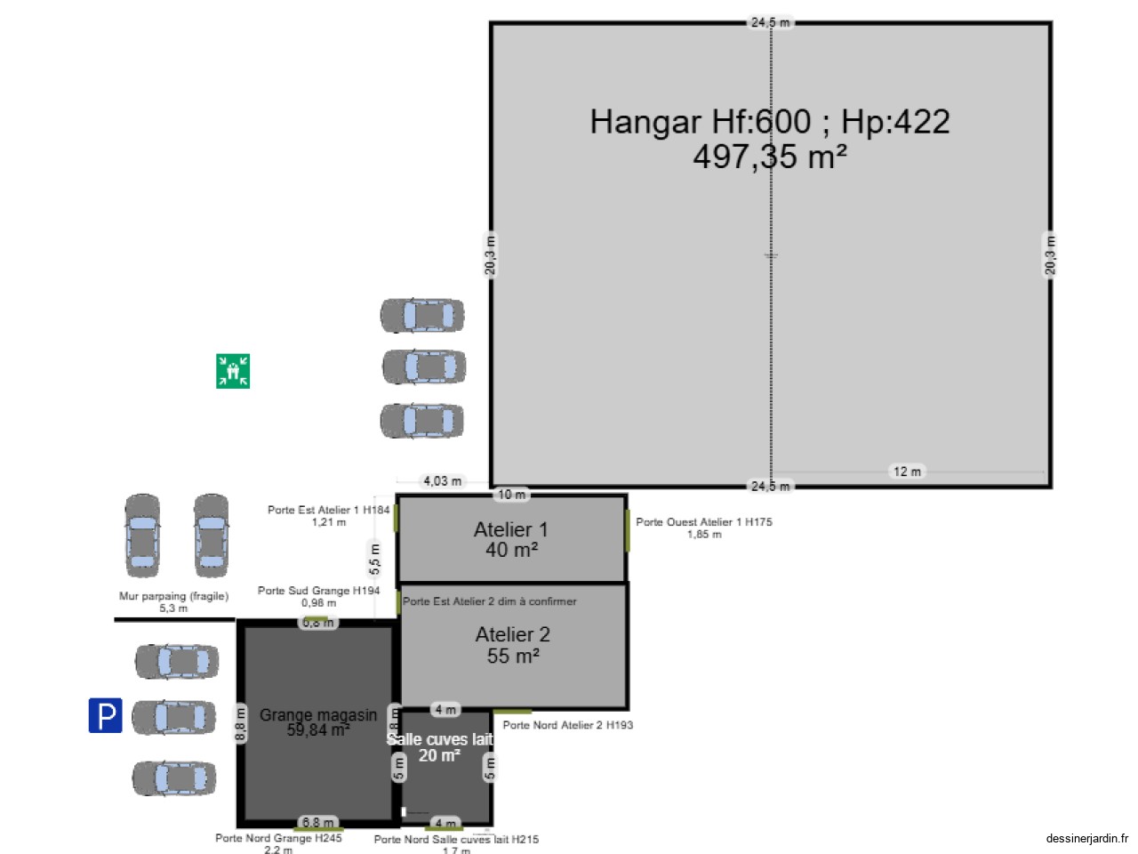 Plans bâtiments ERP