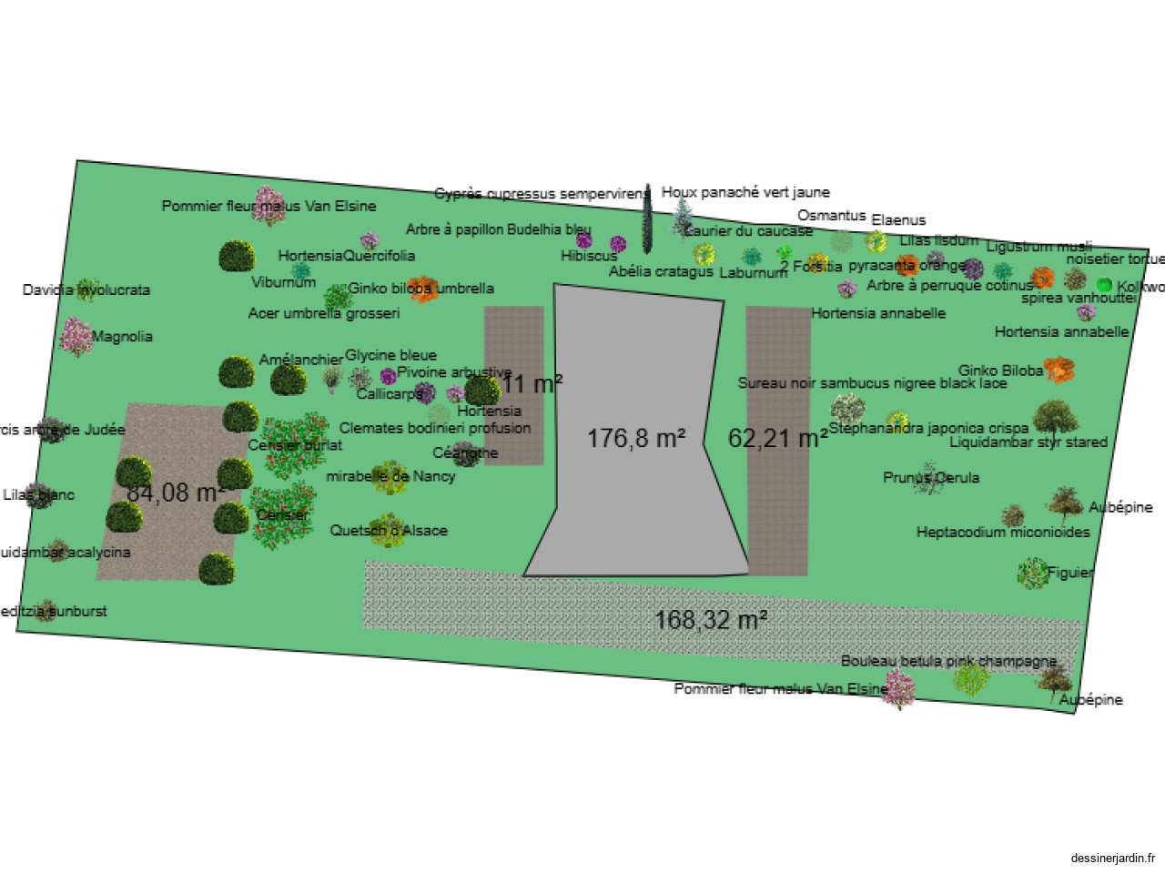 maison terrasse chemin potager