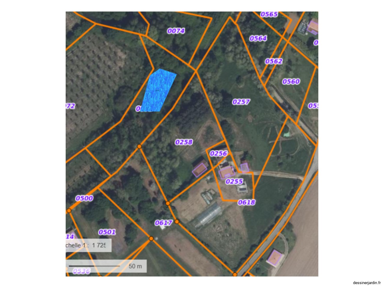 plan satellite toute parcelle
