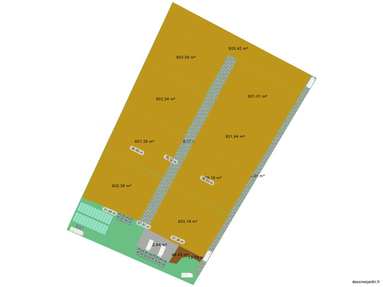 estagnol 800m&sup2; padoock