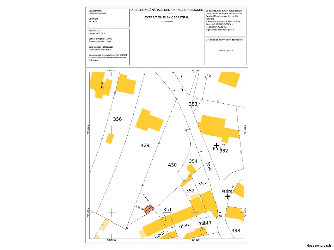 PLAN MASSE CABANE EN A