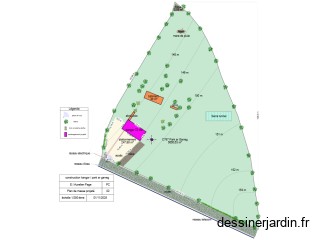 plan de masse projeté