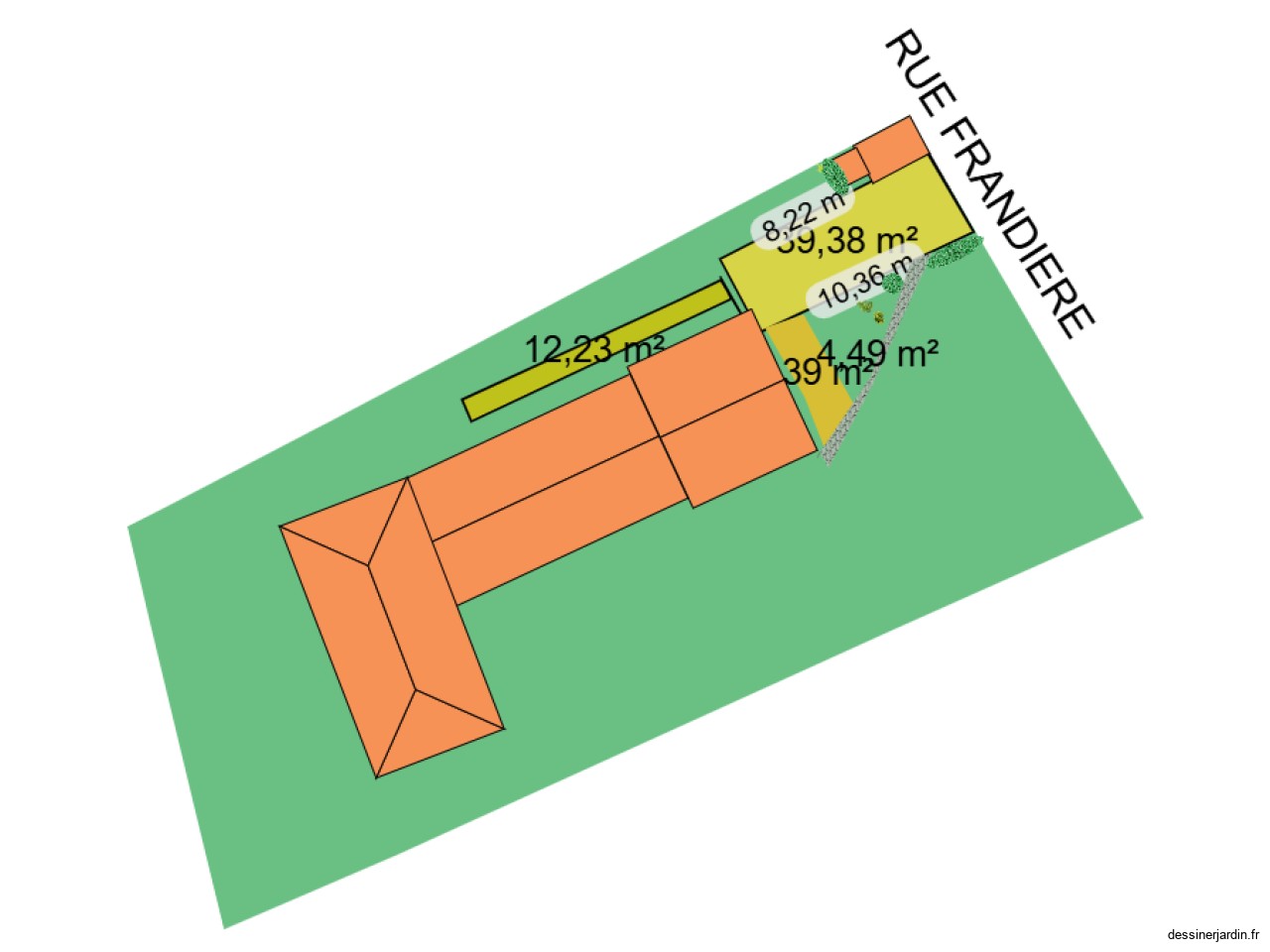 Plan de l'entrée Jardin AM212  V4