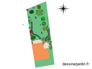 plan du jardin de la maison