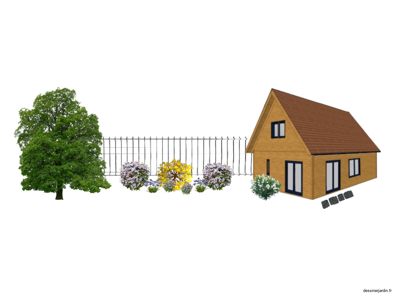 parterre entre chêne et mdodulaire nord