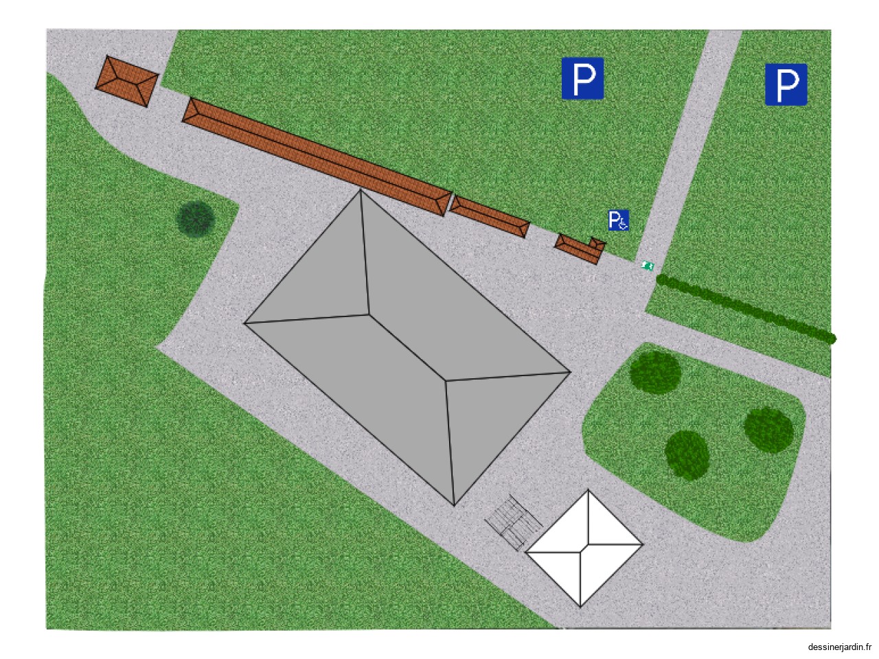 Plan hippodrome