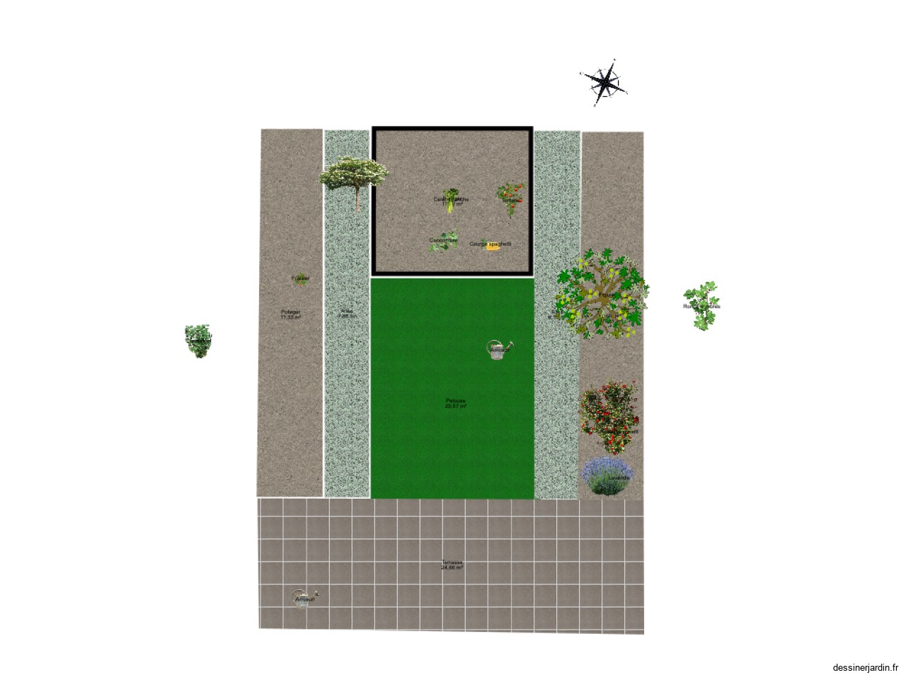 jardin de la Combl&eacute;e