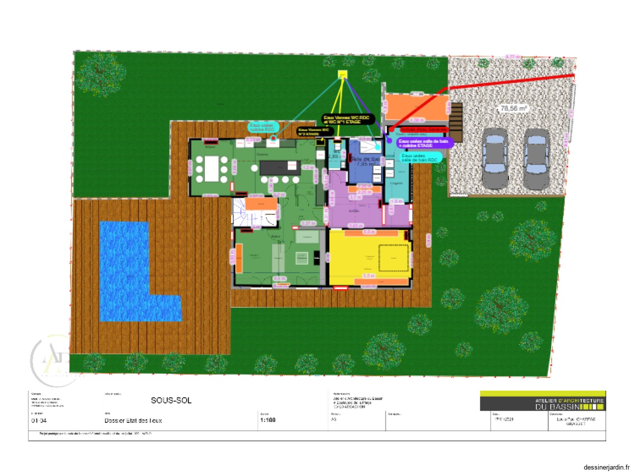 plan RDC plomberie 2