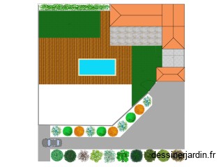 plan de conception jardin contemporain