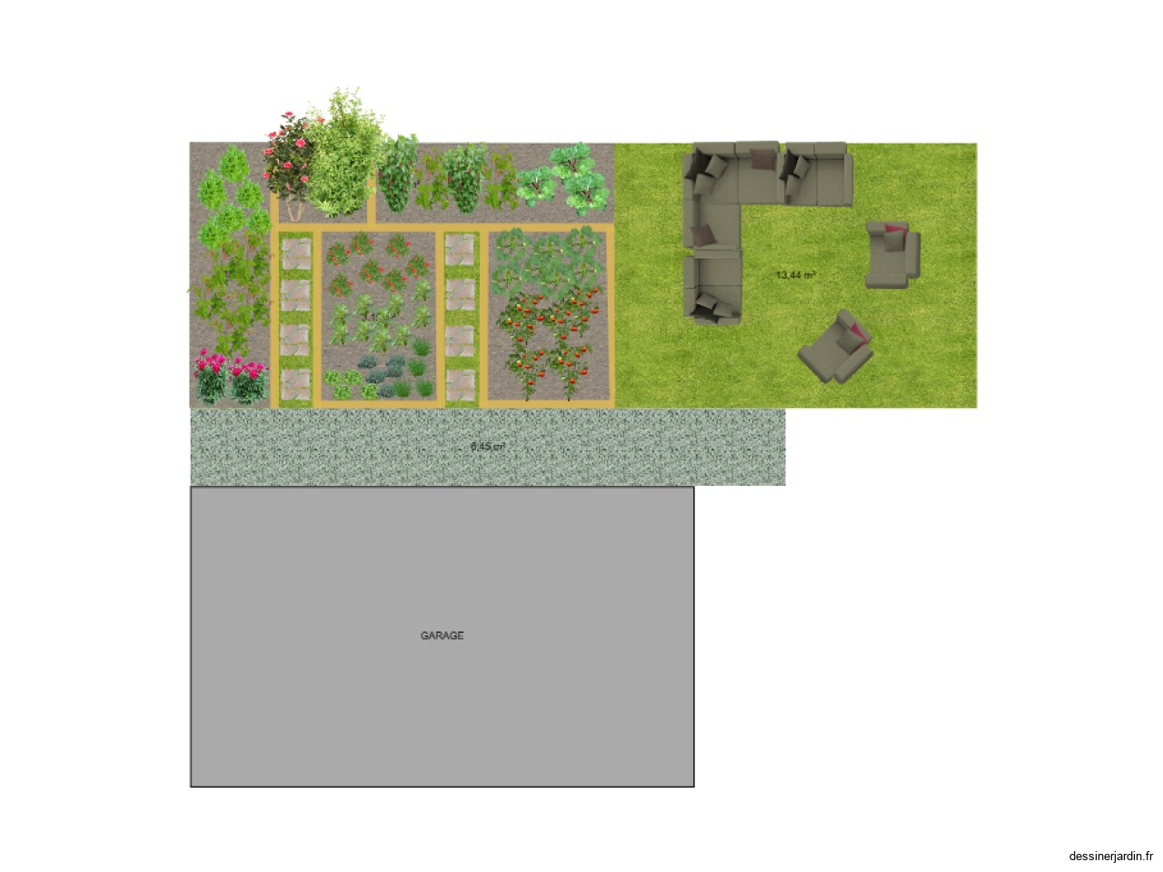 plan jardin