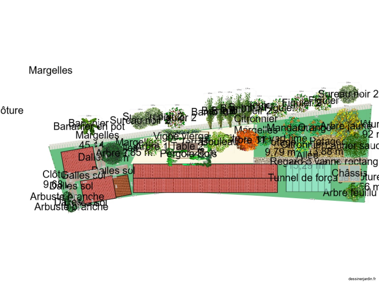 Jardin en cours