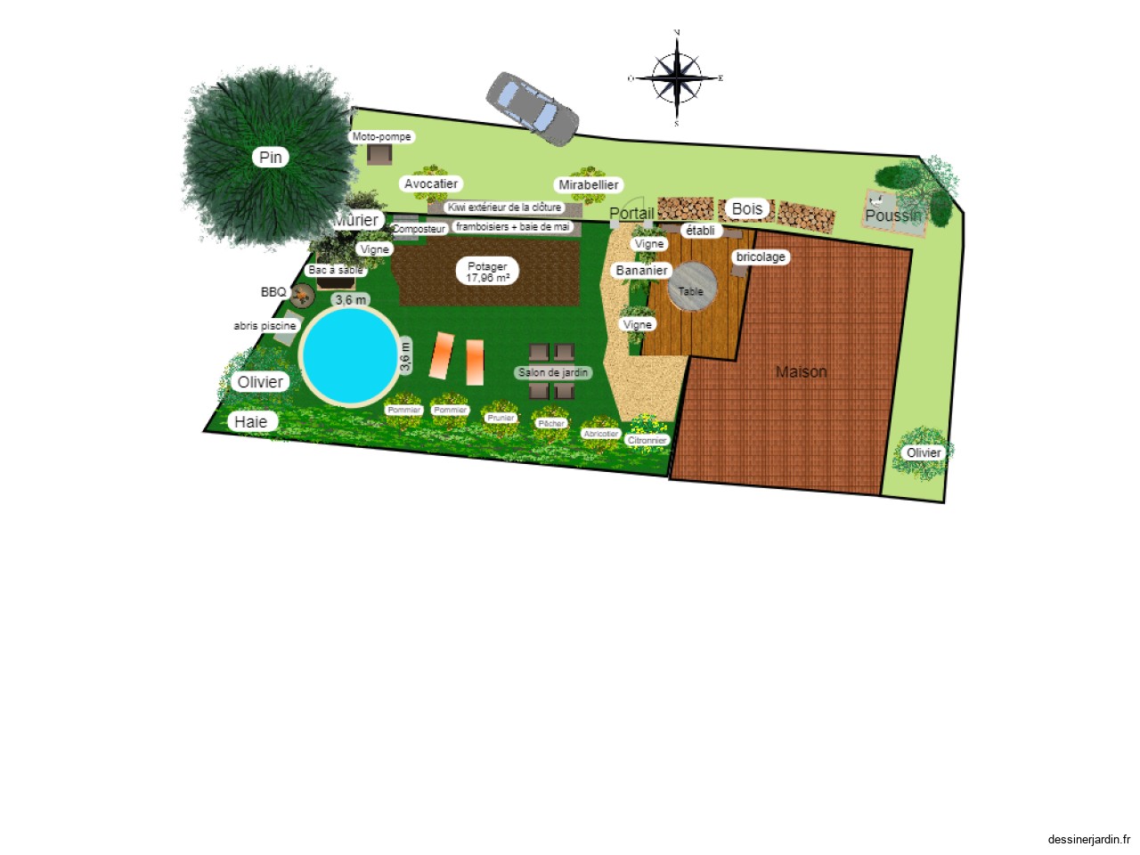 jardin villa 1